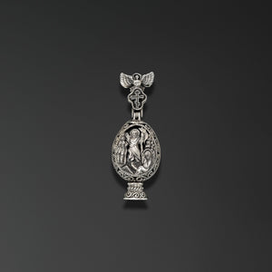 Resurrection. Easter Egg with an Image of Our Lady of Kazan photo b