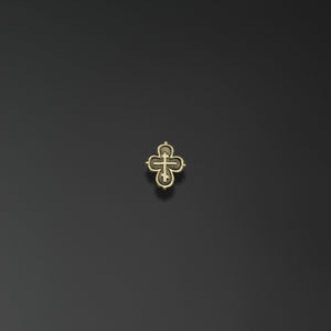 Quatrefoil Cross with the Words ‘Save and Protect’