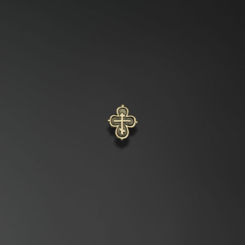 Quatrefoil Cross with the Words ‘Save and Protect’