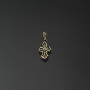 Intercession cross with lily-petal arms