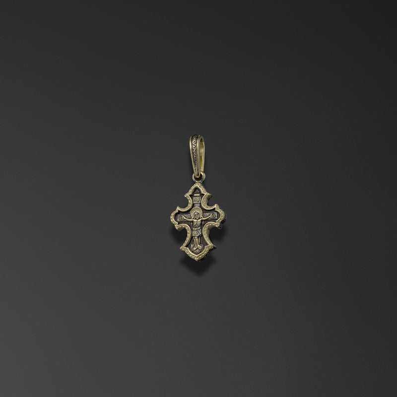 Intercession cross with lily-petal arms