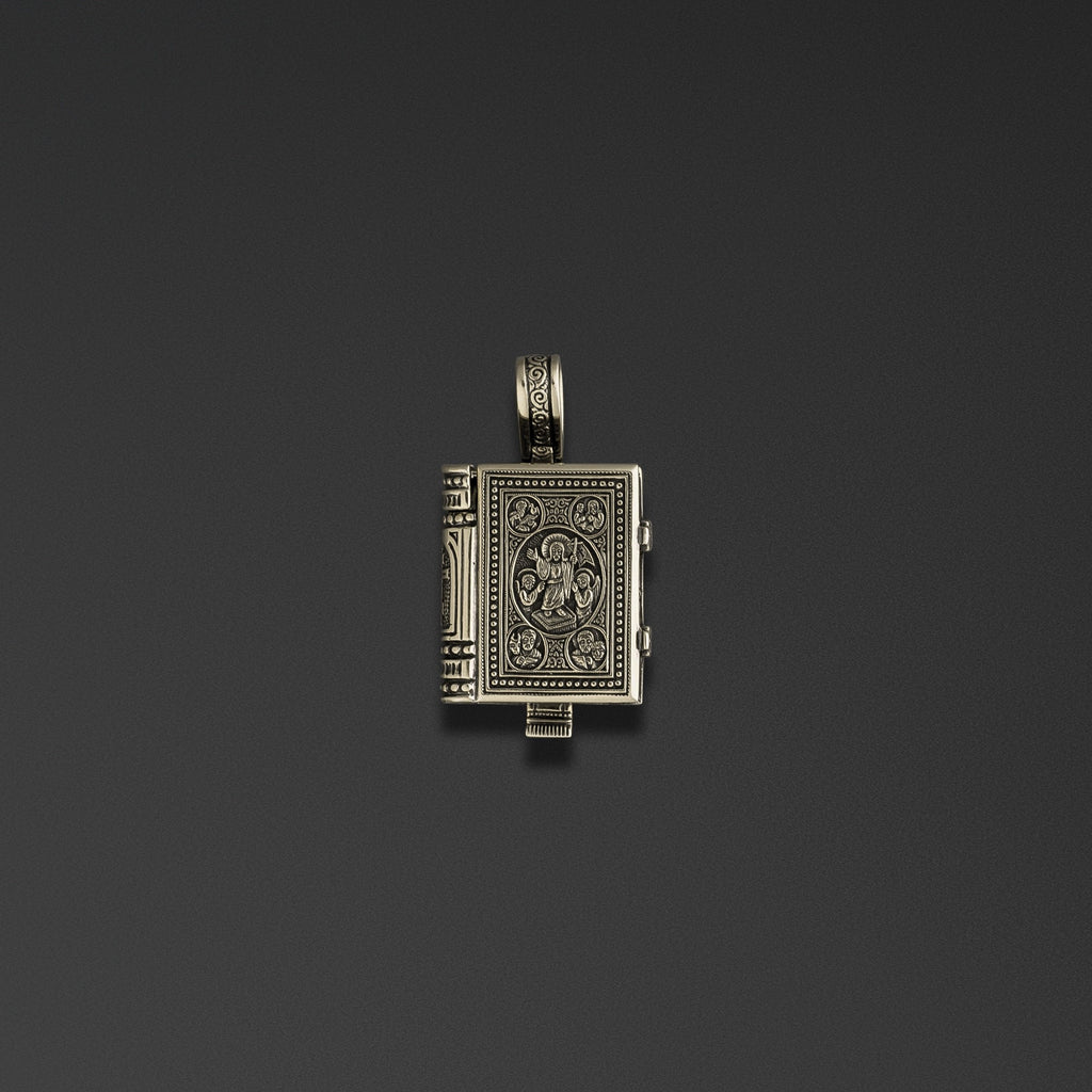 Gospel reliquary casket photo a