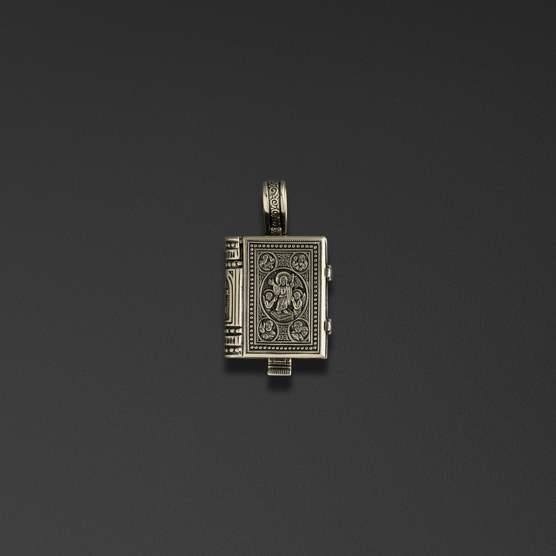 Gospel reliquary casket photo a