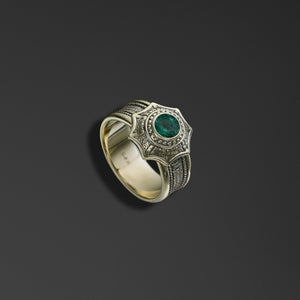 Protective Signet Ring bearing the words of the Hail Mary photo a