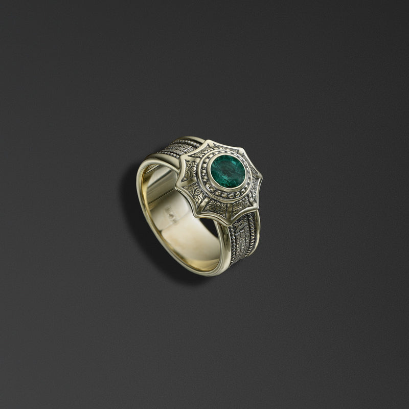 Protective Signet Ring bearing the words of the Hail Mary photo a