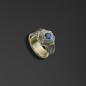 Protective Signet Ring bearing the words of the Hail Mary photo a