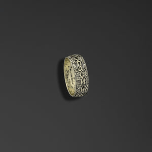 Protective ring with grape vines thin photo a
