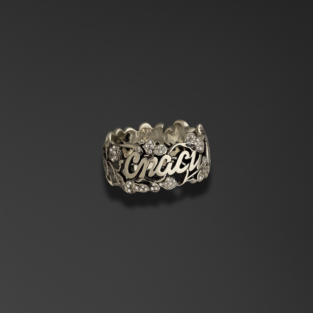 Protective ring with the words ‘Save and Protect’ photo a