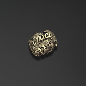 Protective ring with the words ‘Save and Protect’ photo a(1)