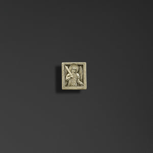 Folding signet ring in the shape of the Gospels/ image of Saint John the Warrior/ image of Saint Nicholas the Miracle Worker/ image of Archangel Michael/image Saint George the Victorious photo h