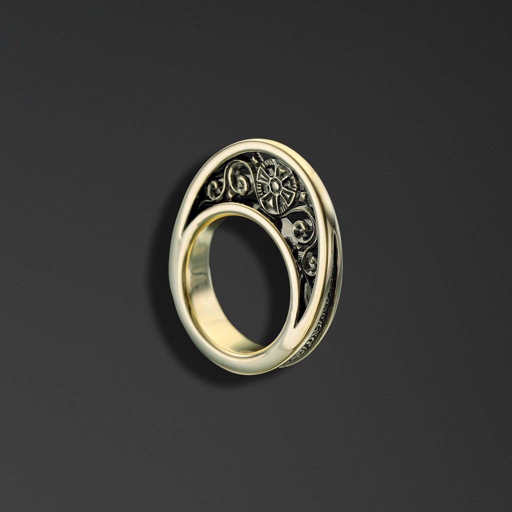 Ring with Novgorod Motif photo a