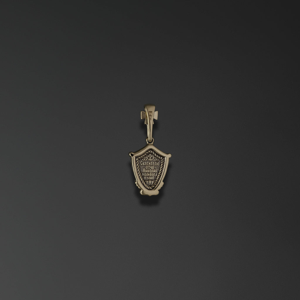 Saint Nicholas the Miracle Worker Icon Pendant photo b