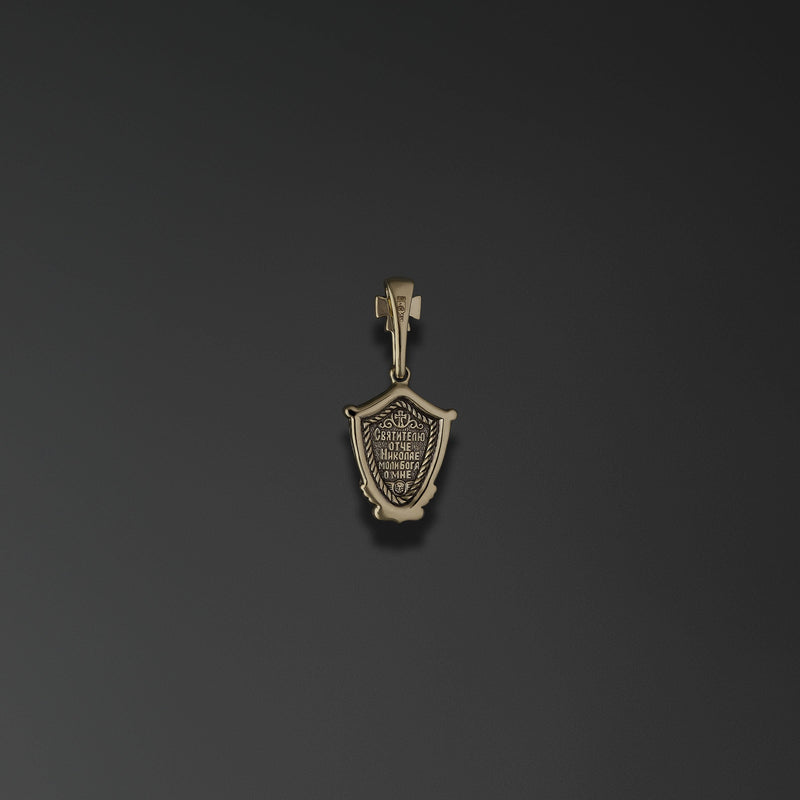 Saint Nicholas the Miracle Worker Icon Pendant photo b