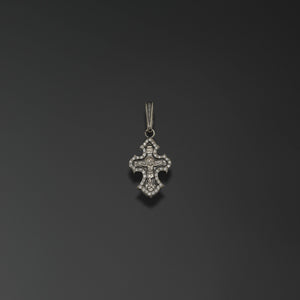 Intercession cross with lily-petal arms