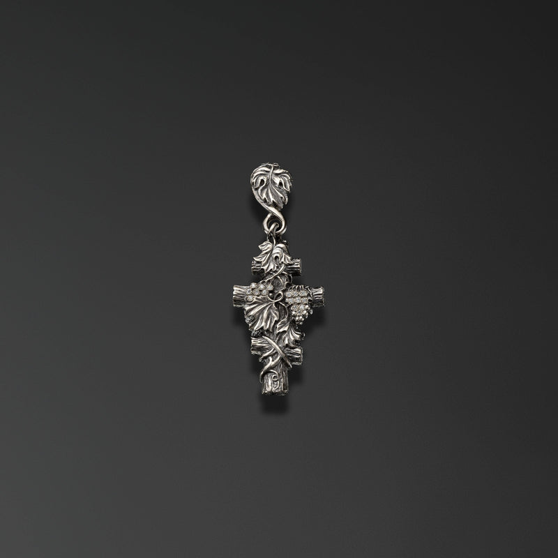Cross with Grapevines
