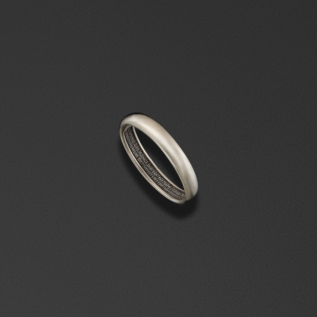 Ring bearing the words of the Hail Mary photo a