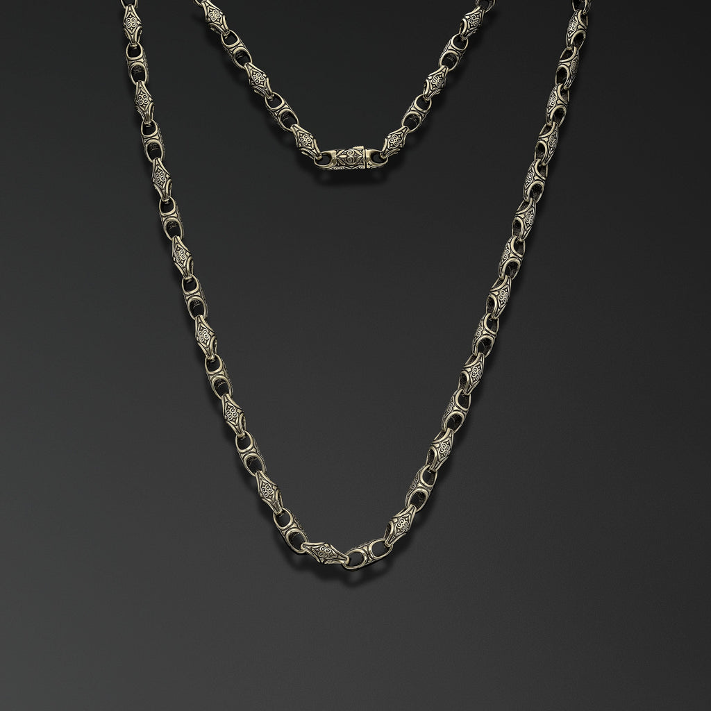 Symbols of Northern Rus chain thin
