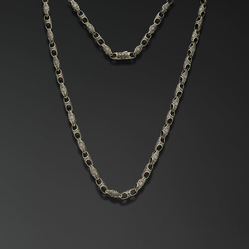Symbols of Northern Rus chain thin