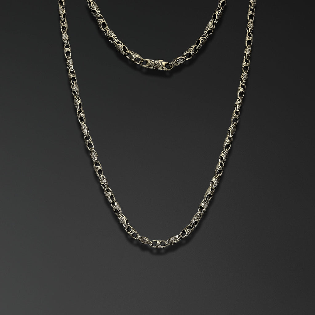 Symbols of Northern Rus chain thin